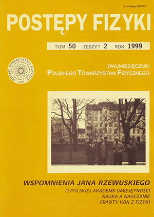 Postępy fizyki nr 2/1999