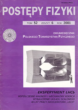 Postępy fizyki nr 6/2001