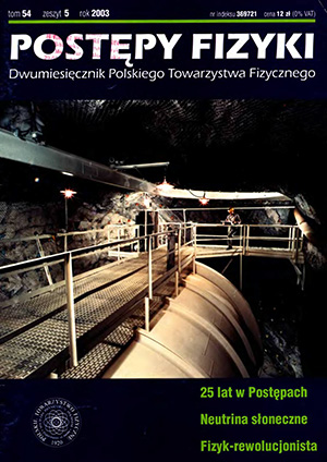 Postępy fizyki nr 5/2003