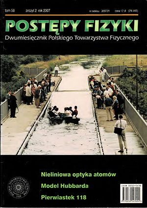 Postępy fizyki nr 2/2007