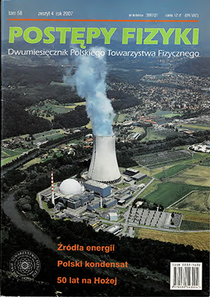 Postępy fizyki nr 4/2007