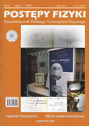 Postępy fizyki nr 5/2011