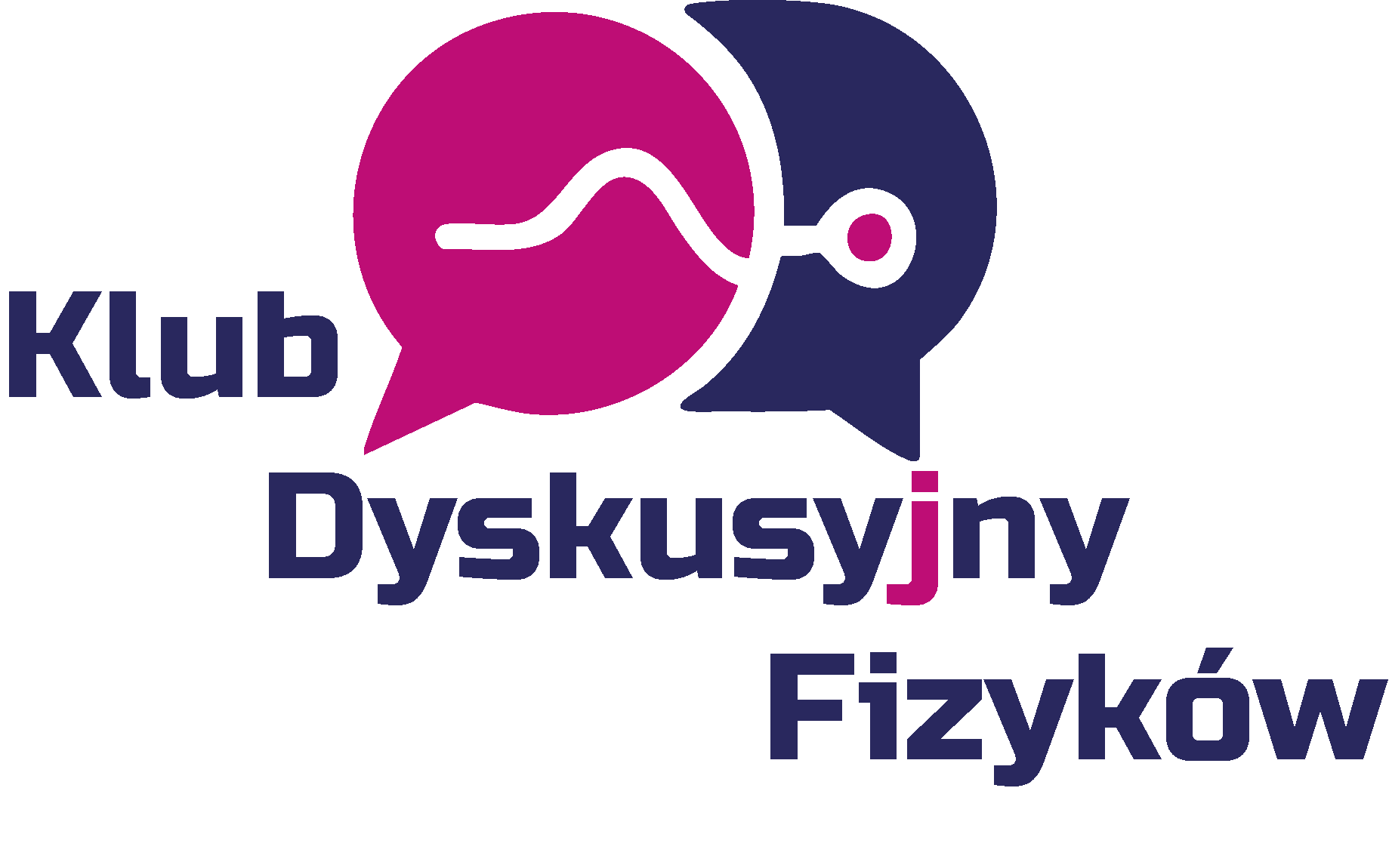 Logo Klubu Dyskusyjnego Fizyków