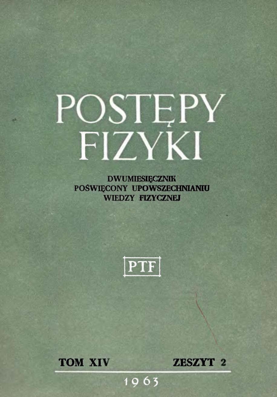 Postępy Fizyki 14 (2) 1963