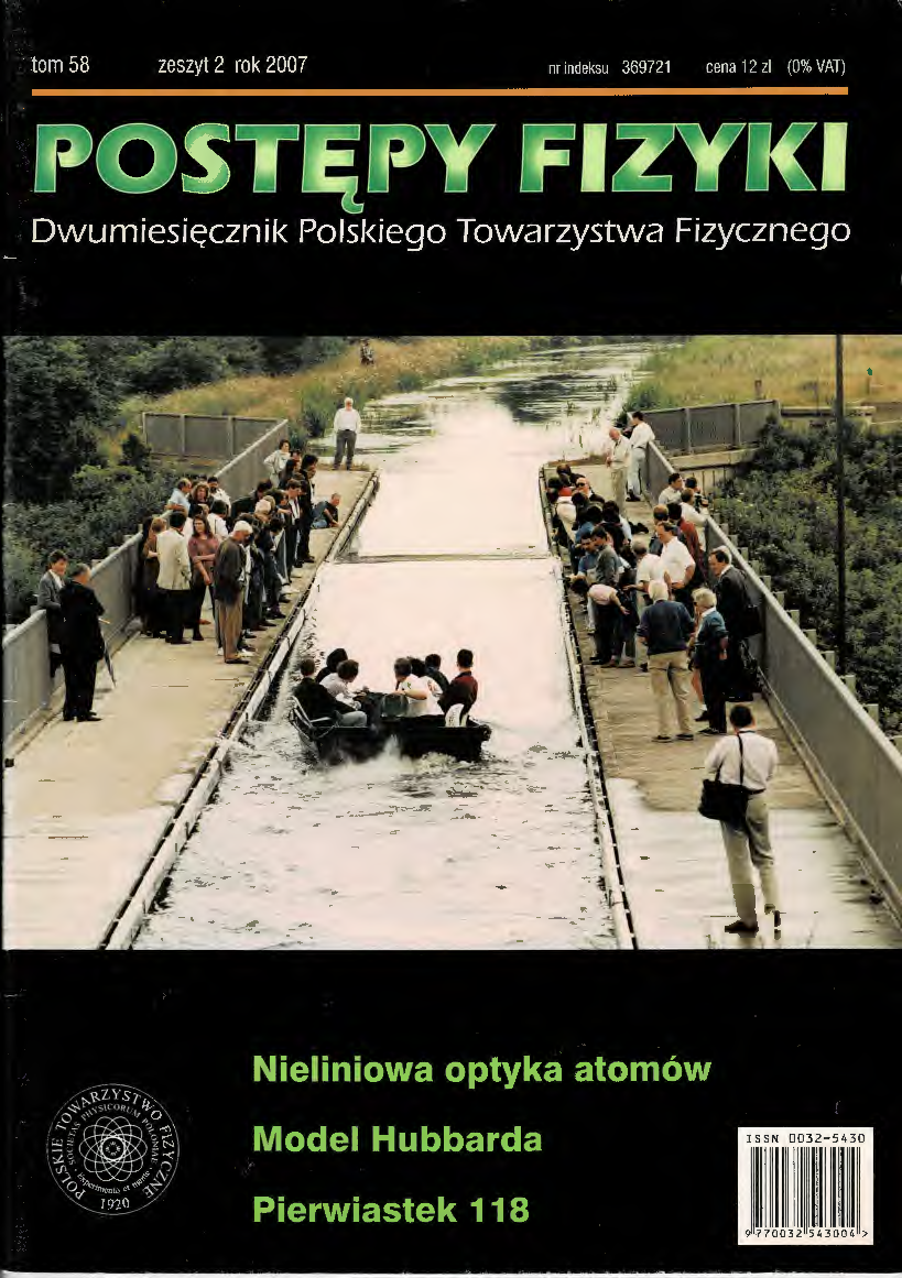 Postępy Fizyki 58 (2) 2007