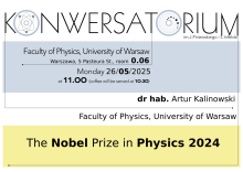 "The Nobel Prize in Physics 2024", wykład dr hab. Artur Kalinowski, prof. UW